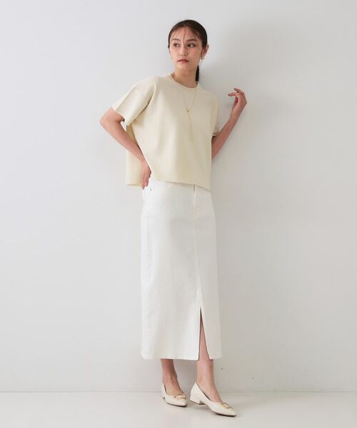 OPAQUE.CLIP / オペーク ドット クリップ ニット・セーター | スパンコールサマーニット【洗濯機洗い可/抗ピル】 | 詳細2