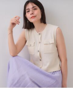 OPAQUE.CLIP / オペーク ドット クリップ ニット・セーター | ダブルポケットニット【洗濯機洗い可】