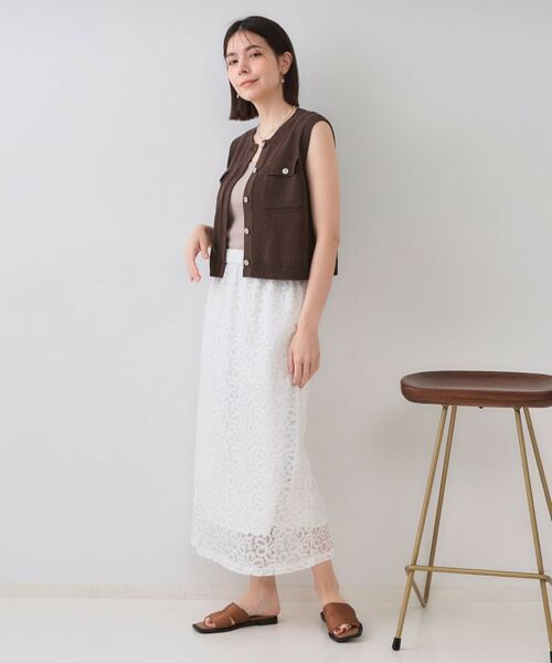 OPAQUE.CLIP / オペーク ドット クリップ ニット・セーター | ダブルポケットニット【洗濯機洗い可】 | 詳細15