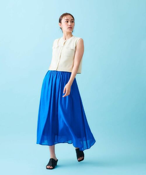 OPAQUE.CLIP / オペーク ドット クリップ ニット・セーター | ダブルポケットニット【洗濯機洗い可】 | 詳細2