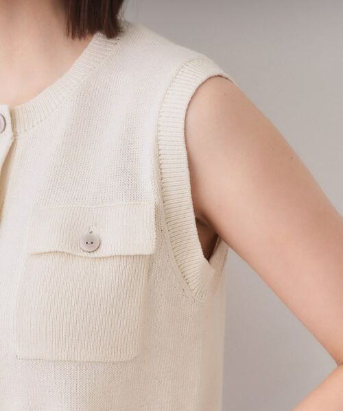 OPAQUE.CLIP / オペーク ドット クリップ ニット・セーター | ダブルポケットニット【洗濯機洗い可】 | 詳細22