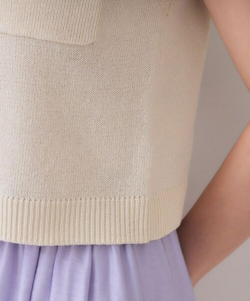 OPAQUE.CLIP / オペーク ドット クリップ ニット・セーター | ダブルポケットニット【洗濯機洗い可】 | 詳細24