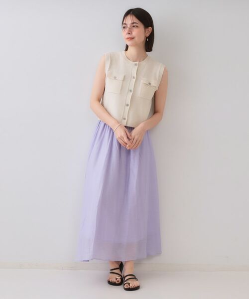 OPAQUE.CLIP / オペーク ドット クリップ ニット・セーター | ダブルポケットニット【洗濯機洗い可】 | 詳細7