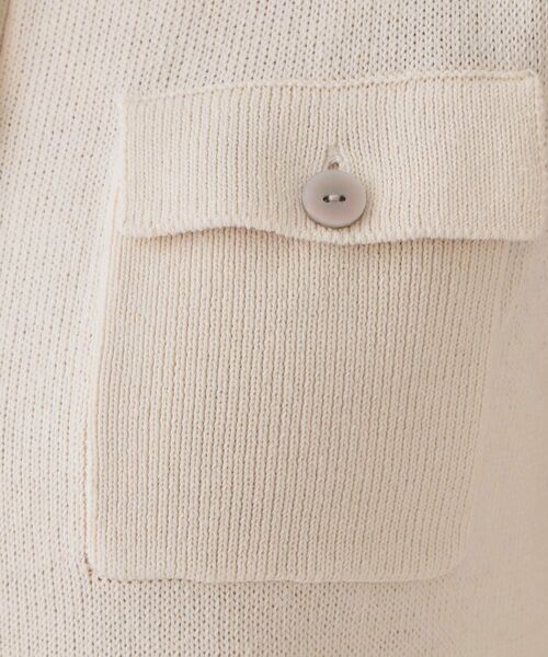 OPAQUE.CLIP / オペーク ドット クリップ ニット・セーター | ダブルポケットニット【洗濯機洗い可】 | 詳細9