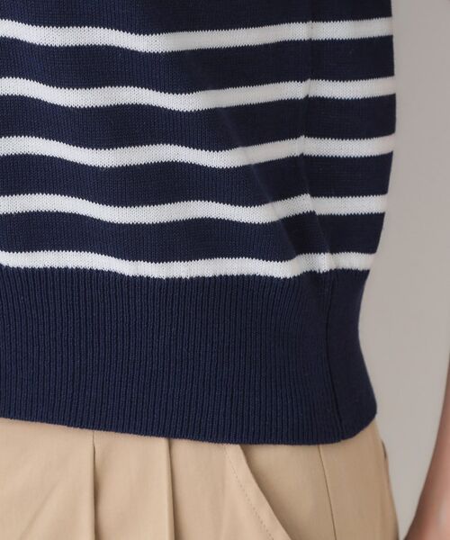 OPAQUE.CLIP / オペーク ドット クリップ ニット・セーター | セーラーカラーボーダーニット【洗濯機洗い可】 | 詳細20