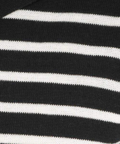 OPAQUE.CLIP / オペーク ドット クリップ ニット・セーター | セーラーカラーボーダーニット【洗濯機洗い可】 | 詳細4
