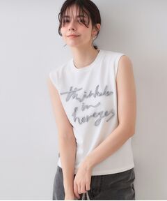 OPAQUE.CLIP / オペーク ドット クリップ ニット・セーター | ラメテープロゴニット【洗濯機洗い可/抗ピル】