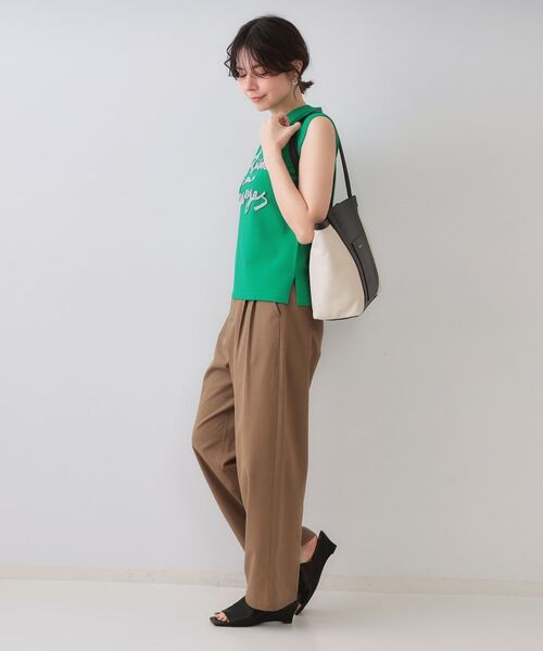 OPAQUE.CLIP / オペーク ドット クリップ ニット・セーター | ラメテープロゴニット【洗濯機洗い可/抗ピル】 | 詳細11