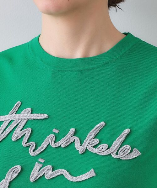 OPAQUE.CLIP / オペーク ドット クリップ ニット・セーター | ラメテープロゴニット【洗濯機洗い可/抗ピル】 | 詳細16