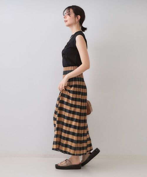 OPAQUE.CLIP / オペーク ドット クリップ ニット・セーター | ラメテープロゴニット【洗濯機洗い可/抗ピル】 | 詳細6