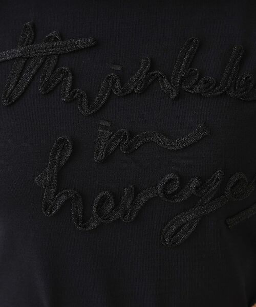 OPAQUE.CLIP / オペーク ドット クリップ ニット・セーター | ラメテープロゴニット【洗濯機洗い可/抗ピル】 | 詳細8