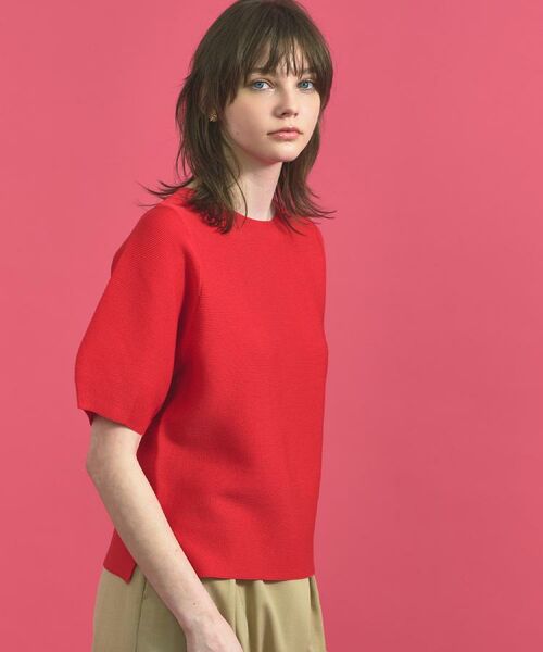 OPAQUE.CLIP / オペーク ドット クリップ ニット・セーター | ガーターボリュームスリーブニット【UVケア/洗濯機洗い可】 | 詳細29