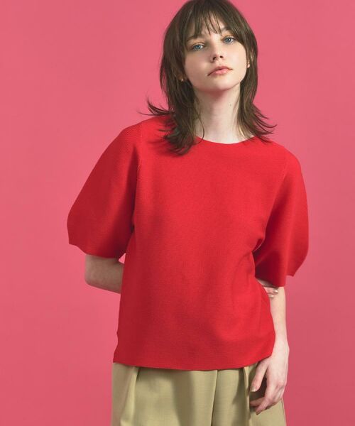 OPAQUE.CLIP / オペーク ドット クリップ ニット・セーター | ガーターボリュームスリーブニット【UVケア/洗濯機洗い可】 | 詳細30