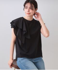 OPAQUE.CLIP / オペーク ドット クリップ カットソー | ショルダーフリルドッキングカットソー【洗濯機洗い可】