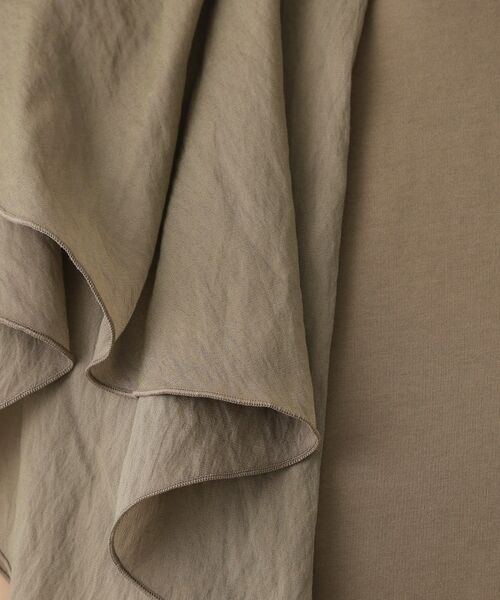 OPAQUE.CLIP / オペーク ドット クリップ カットソー | ショルダーフリルドッキングカットソー【洗濯機洗い可】 | 詳細13