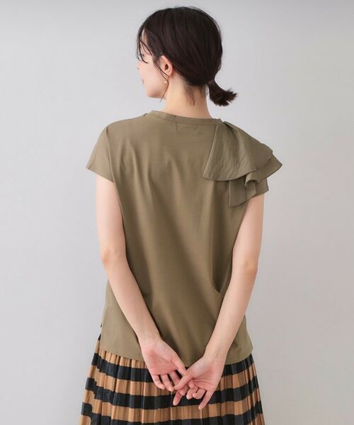 OPAQUE.CLIP / オペーク ドット クリップ カットソー | ショルダーフリルドッキングカットソー【洗濯機洗い可】 | 詳細16