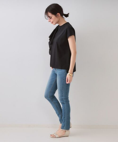 OPAQUE.CLIP / オペーク ドット クリップ カットソー | ショルダーフリルドッキングカットソー【洗濯機洗い可】 | 詳細7