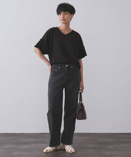 OPAQUE.CLIP / オペーク ドット クリップ カットソー | プリーツスリーブドッキングトップス【洗濯機洗い可】 | 詳細6