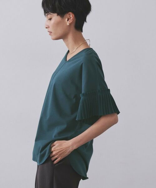 OPAQUE.CLIP / オペーク ドット クリップ カットソー | プリーツスリーブドッキングトップス【洗濯機洗い可】 | 詳細9