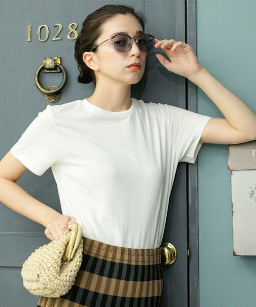 OPAQUE.CLIP / オペーク ドット クリップ Tシャツ | 《5色展開》ベーシックTシャツ【洗濯機洗い可/UV/接触冷感】 | 詳細1