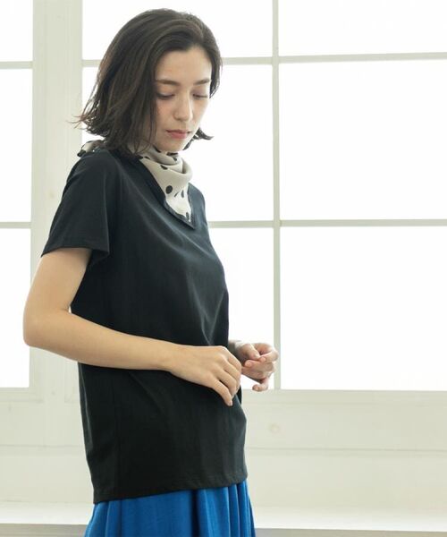 OPAQUE.CLIP / オペーク ドット クリップ Tシャツ | 《5色展開》ベーシックTシャツ【洗濯機洗い可/UV/接触冷感】 | 詳細14