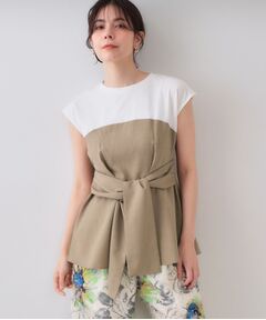 OPAQUE.CLIP / オペーク ドット クリップ カットソー | ビスチェドッキングカットソー【洗濯機洗い可】