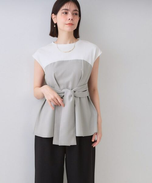 OPAQUE.CLIP / オペーク ドット クリップ カットソー | ビスチェドッキングカットソー【洗濯機洗い可】 | 詳細1