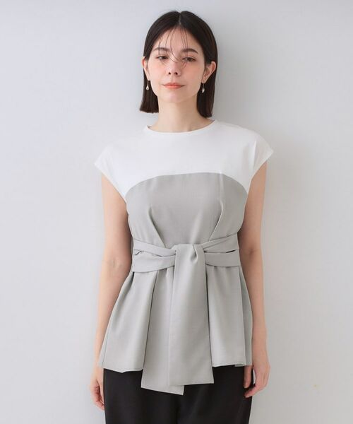 OPAQUE.CLIP / オペーク ドット クリップ カットソー | ビスチェドッキングカットソー【洗濯機洗い可】 | 詳細13