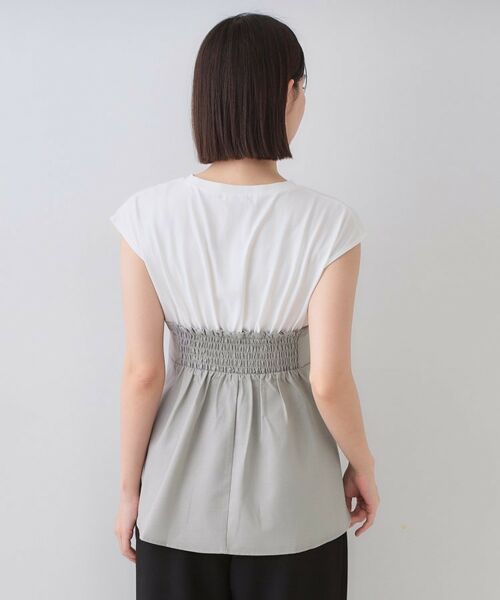 OPAQUE.CLIP / オペーク ドット クリップ カットソー | ビスチェドッキングカットソー【洗濯機洗い可】 | 詳細15