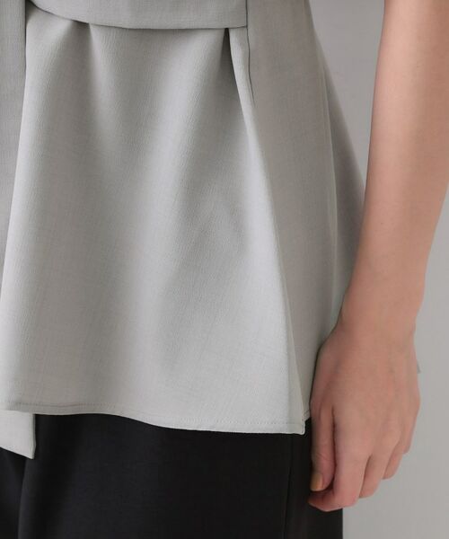 OPAQUE.CLIP / オペーク ドット クリップ カットソー | ビスチェドッキングカットソー【洗濯機洗い可】 | 詳細19