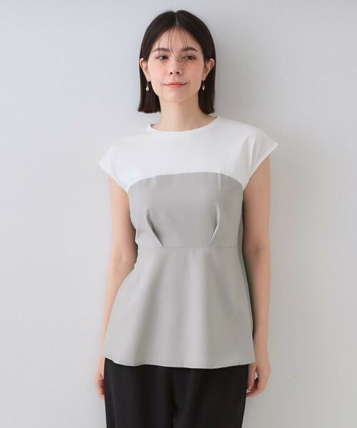 OPAQUE.CLIP / オペーク ドット クリップ カットソー | ビスチェドッキングカットソー【洗濯機洗い可】 | 詳細22