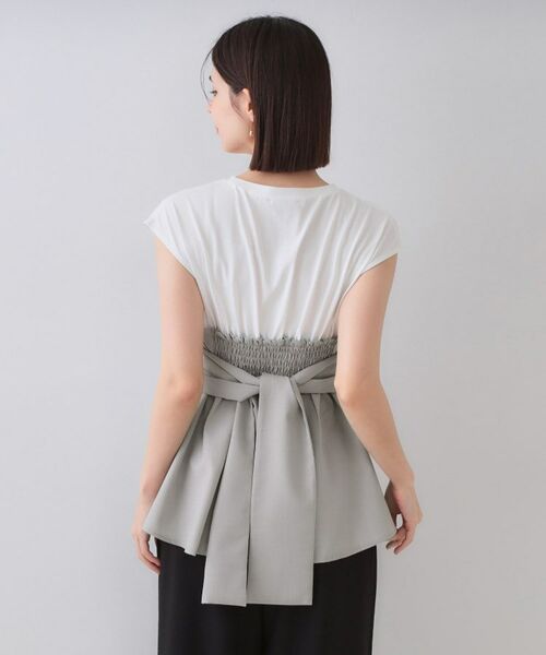 OPAQUE.CLIP / オペーク ドット クリップ カットソー | ビスチェドッキングカットソー【洗濯機洗い可】 | 詳細23