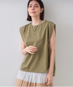 OPAQUE.CLIP / オペーク ドット クリップ カットソー | ボクシーノースリーブカットソー【洗濯機洗い可】