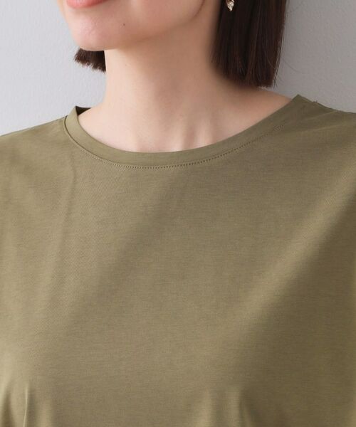 OPAQUE.CLIP / オペーク ドット クリップ カットソー | ボクシーノースリーブカットソー【洗濯機洗い可】 | 詳細17