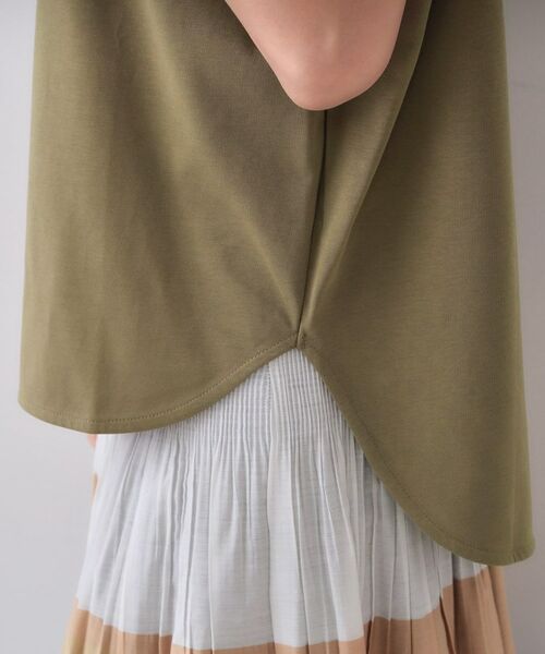 OPAQUE.CLIP / オペーク ドット クリップ カットソー | ボクシーノースリーブカットソー【洗濯機洗い可】 | 詳細20