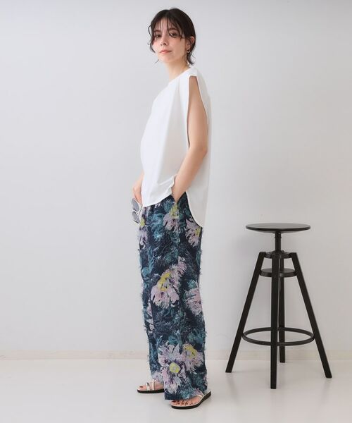 OPAQUE.CLIP / オペーク ドット クリップ カットソー | ボクシーノースリーブカットソー【洗濯機洗い可】 | 詳細3