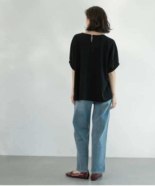 OPAQUE.CLIP / オペーク ドット クリップ カットソー | ギャザードルマンスリーブトップス【UV/吸水速乾/洗濯機洗い可】 | 詳細13