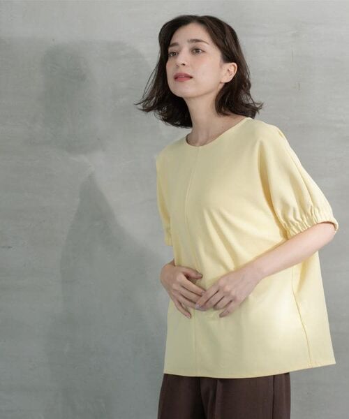 OPAQUE.CLIP / オペーク ドット クリップ カットソー | ギャザードルマンスリーブトップス【UV/吸水速乾/洗濯機洗い可】 | 詳細17