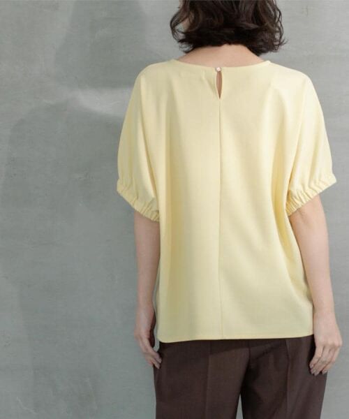 OPAQUE.CLIP / オペーク ドット クリップ カットソー | ギャザードルマンスリーブトップス【UV/吸水速乾/洗濯機洗い可】 | 詳細18