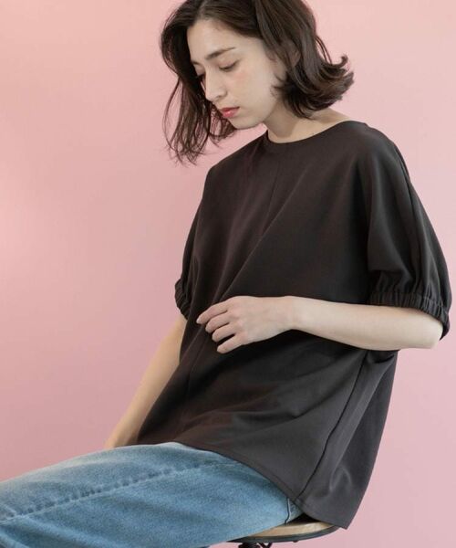 OPAQUE.CLIP / オペーク ドット クリップ カットソー | ギャザードルマンスリーブトップス【UV/吸水速乾/洗濯機洗い可】 | 詳細25