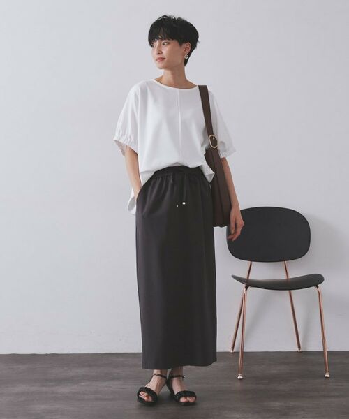 OPAQUE.CLIP / オペーク ドット クリップ カットソー | ギャザードルマンスリーブトップス【UV/吸水速乾/洗濯機洗い可】 | 詳細30