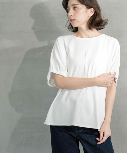 OPAQUE.CLIP / オペーク ドット クリップ カットソー | ギャザードルマンスリーブトップス【UV/吸水速乾/洗濯機洗い可】 | 詳細5