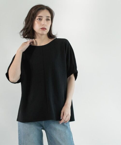 未使用 ビアズリー♡プリーツ風カットソー ドルマンスリーブ