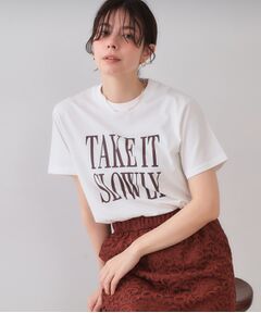 OPAQUE.CLIP / オペーク ドット クリップ Tシャツ | ロゴプリントTシャツ【洗濯機洗い可】