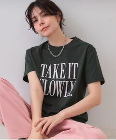 OPAQUE.CLIP / オペーク ドット クリップ Tシャツ | ロゴプリントTシャツ【洗濯機洗い可】