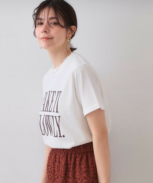 OPAQUE.CLIP / オペーク ドット クリップ Tシャツ | ロゴプリントTシャツ【洗濯機洗い可】 | 詳細1