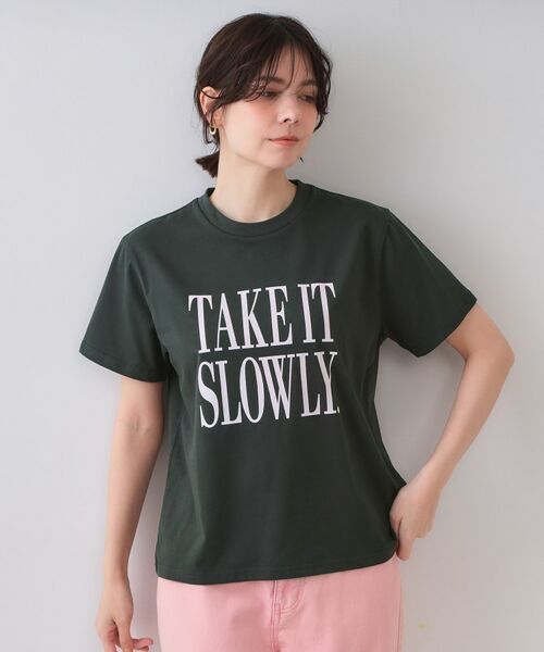 OPAQUE.CLIP / オペーク ドット クリップ Tシャツ | ロゴプリントTシャツ【洗濯機洗い可】 | 詳細13