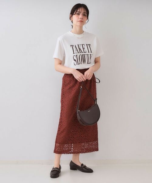 OPAQUE.CLIP / オペーク ドット クリップ Tシャツ | ロゴプリントTシャツ【洗濯機洗い可】 | 詳細2