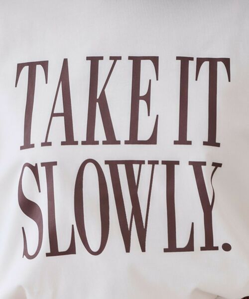 OPAQUE.CLIP / オペーク ドット クリップ Tシャツ | ロゴプリントTシャツ【洗濯機洗い可】 | 詳細4