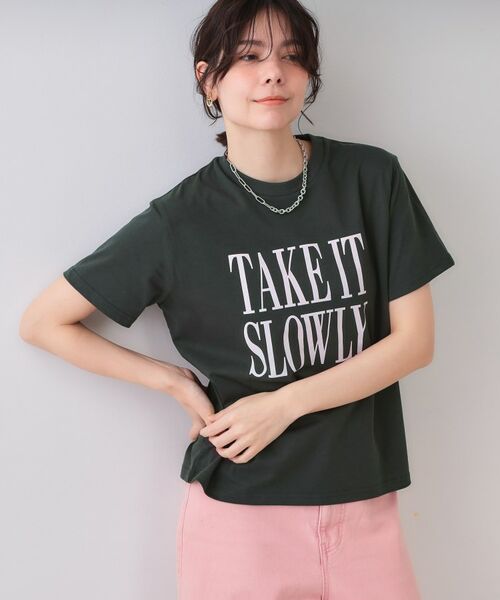 OPAQUE.CLIP / オペーク ドット クリップ Tシャツ | ロゴプリントTシャツ【洗濯機洗い可】 | 詳細5